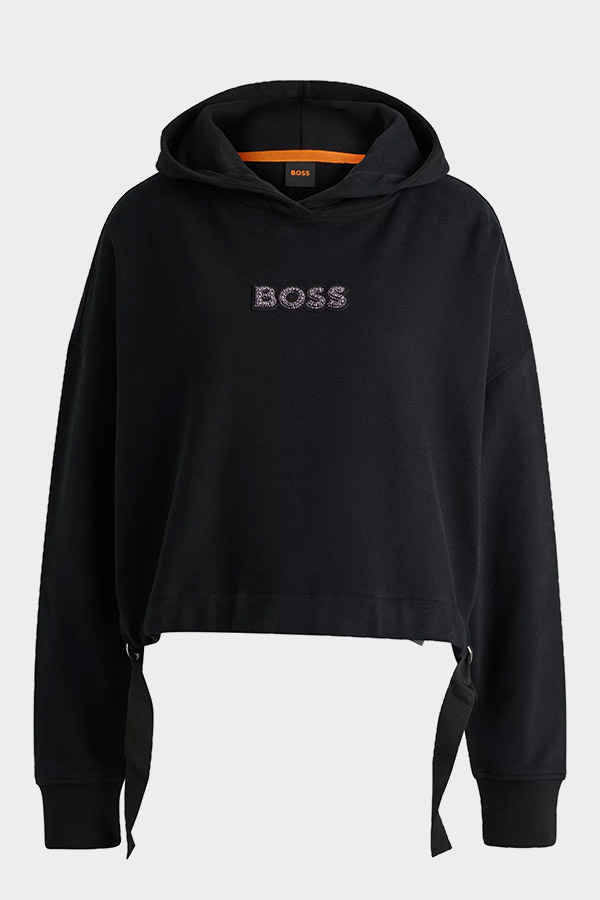 ΦΟΥΤΕΡ HOODIE BOSS - 001 ΜΑΥΡΟ